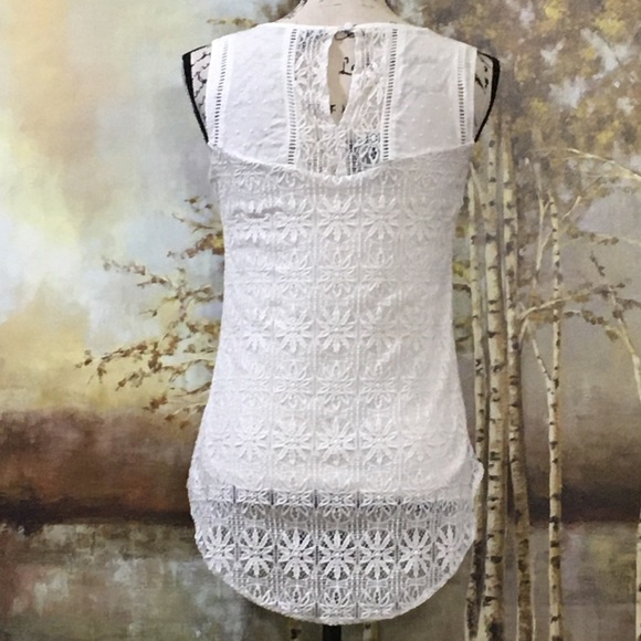 SIGNATURE STUDIO Lace & Eyelet Tunic - Picture 8 of 14